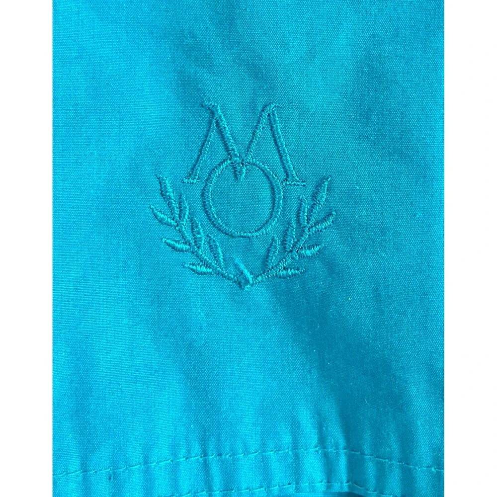 Members Only Teal Jacket Men's Size Medium Lightweight Windbreaker Classic Korea